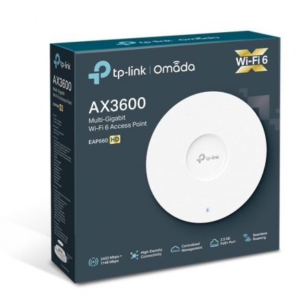 TP-Link Omada EAP660 HD AX3600 Blanco TP-Link Omada EAP660 HD AX3600 Blanco